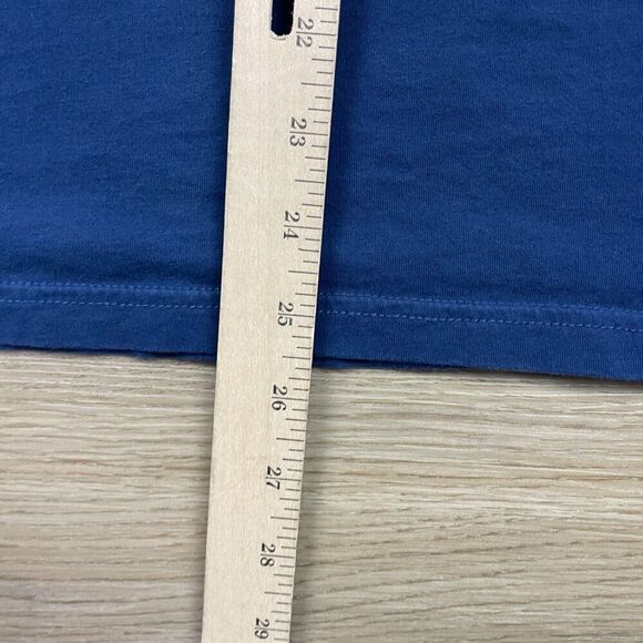 American Eagle Outfitters Shirt Mens Large Blue AOP Y2K Graphic Short Sleeve - Picture 9 of 10